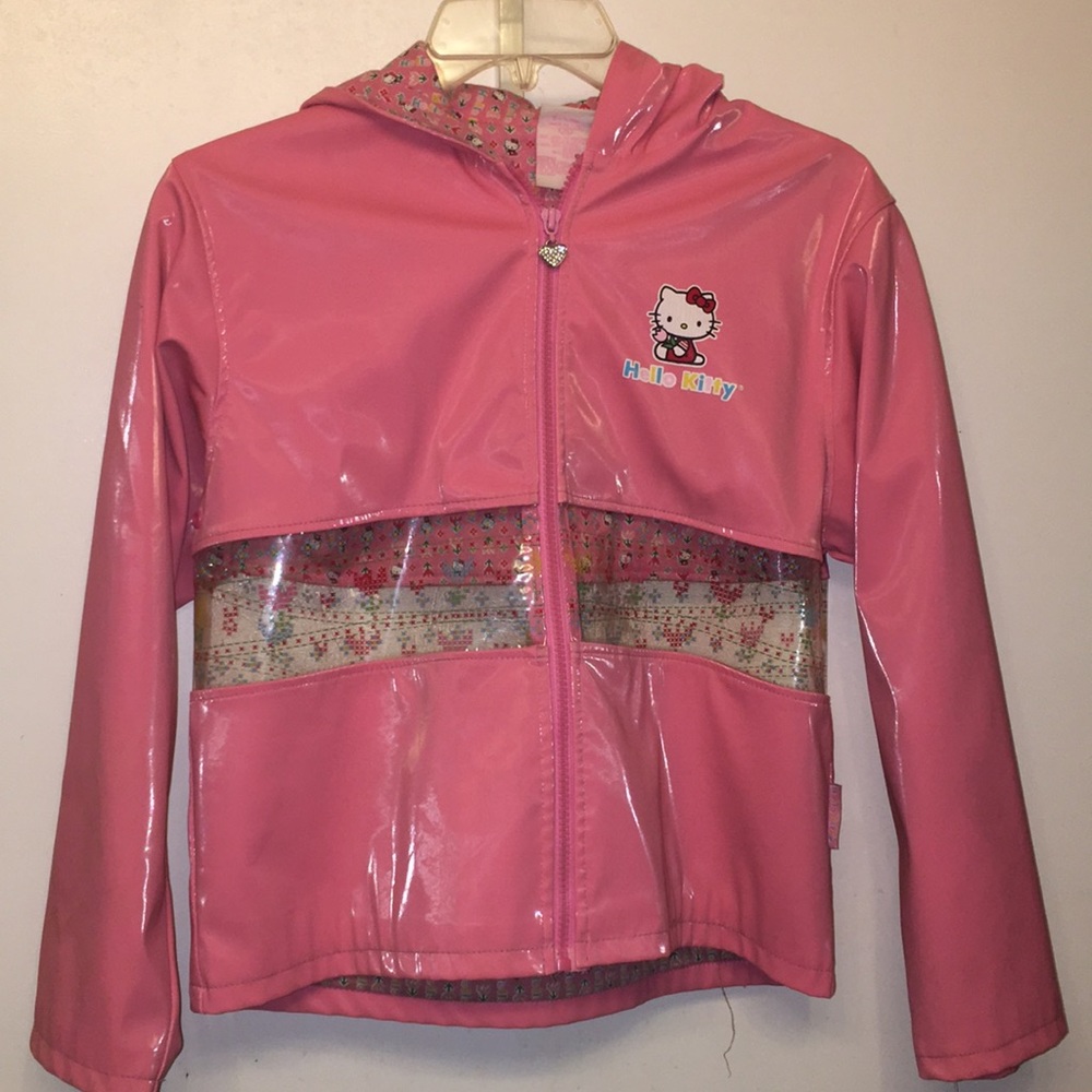 Hello Kitty Hooded RainCoat (Youth) SZ 10/12